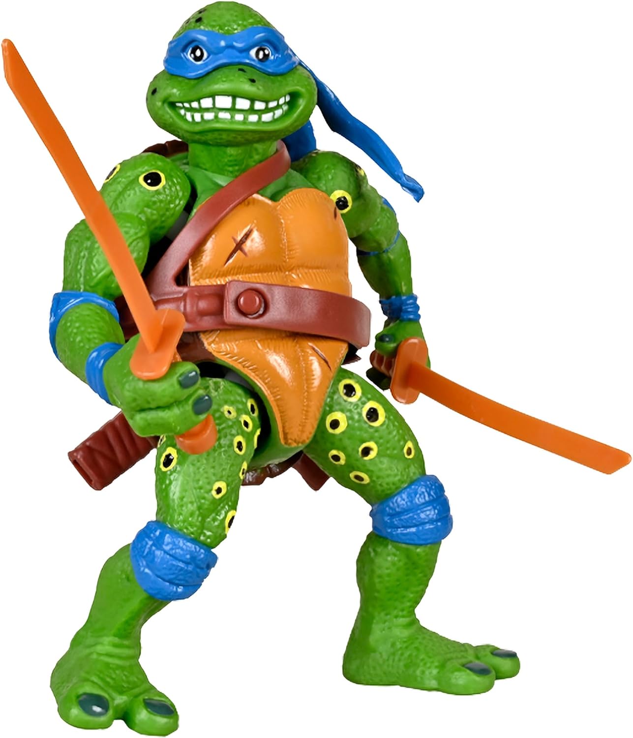 TMNT CLASSIC 1991 Movie Star Turtle Leo in special movie styling package with signature weapon accessories. Ideal present for Turtles Fans!