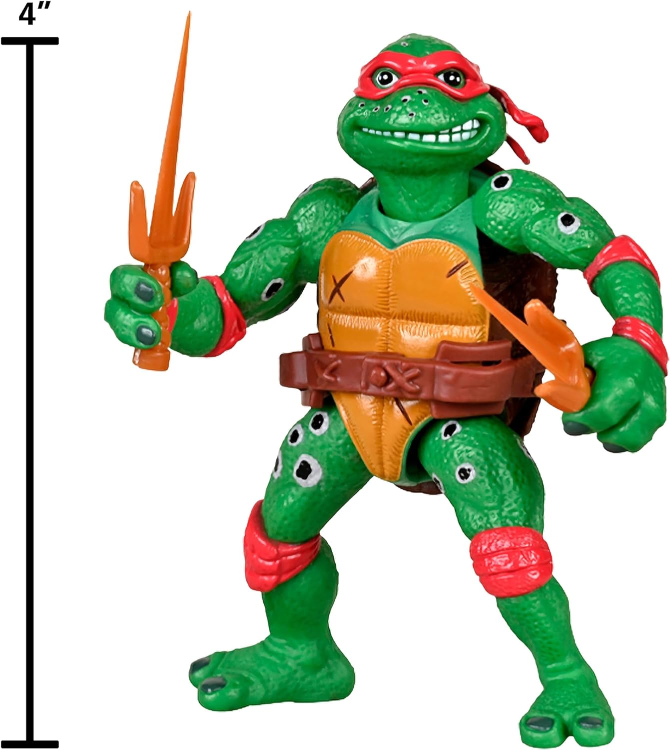 TMNT CLASSIC 1991 Movie Star Turtle Raphael in special movie styling package with signature weapon accessories. Ideal present for Turtles Fans!