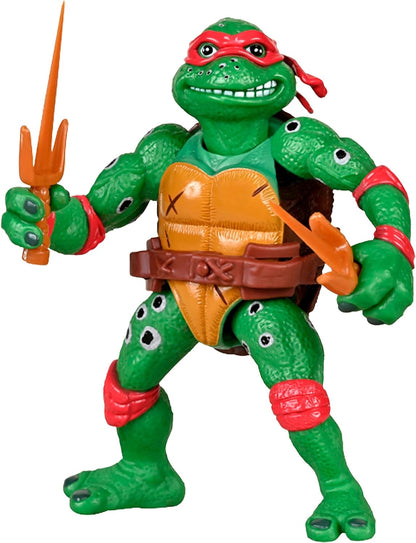 TMNT CLASSIC 1991 Movie Star Turtle Raphael in special movie styling package with signature weapon accessories. Ideal present for Turtles Fans!