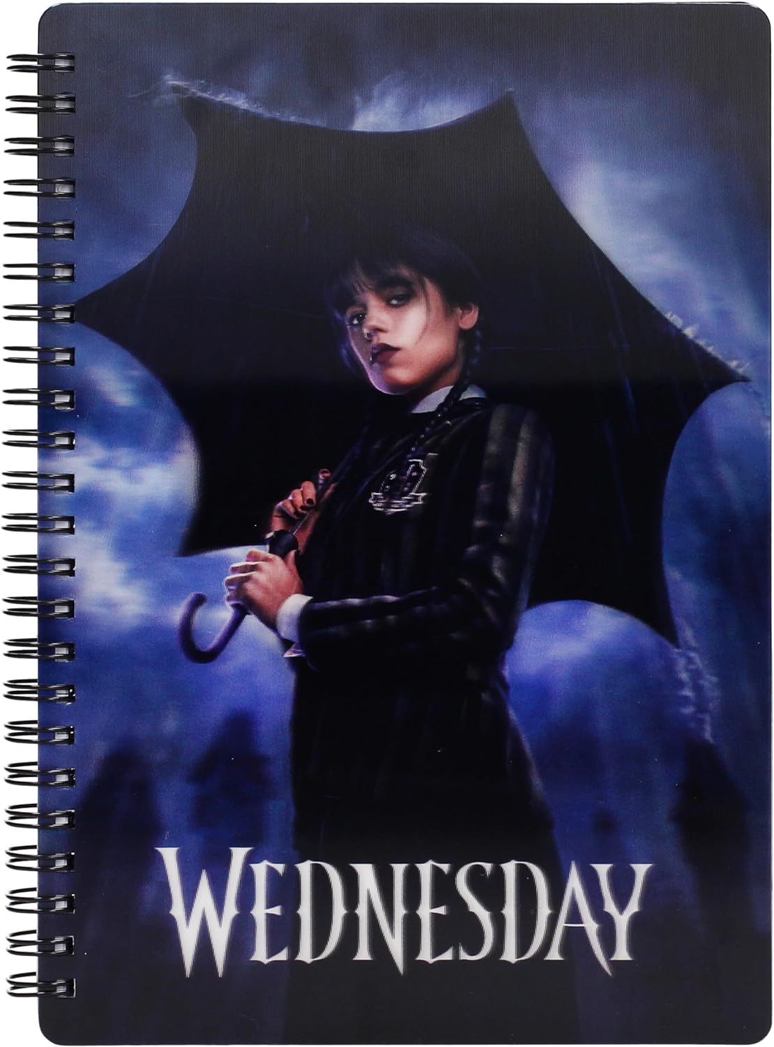 SD TOYS - Wednesday 3D Rain Effect Notebook