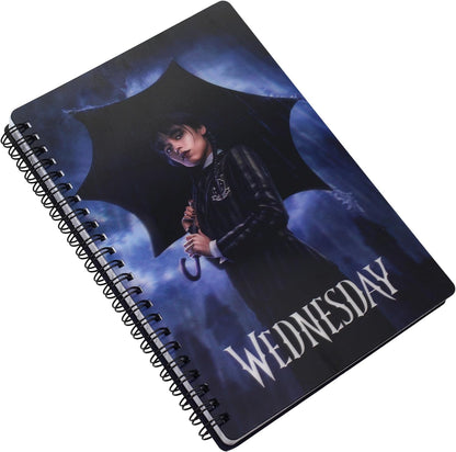 SD TOYS - Wednesday 3D Rain Effect Notebook