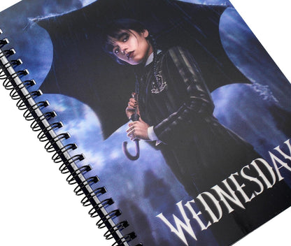 SD TOYS - Wednesday 3D Rain Effect Notebook