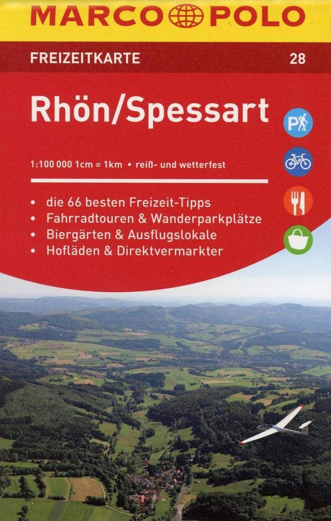 MARCO POLO Freizeitkarte Rhön, Spessart 1:110 000: Die 66 besten Freizeit-Tipps. Fahrradtouren & Wanderparkplätze. Biergärten & Ausflugslokale. ... Reiß- und wetterfest. Laminiert