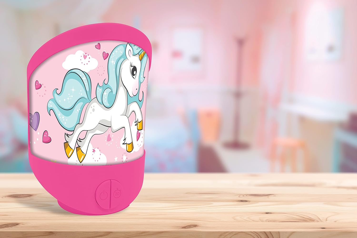 Lexibook NLJ20UNI Unicorn Night Children's Room, Soft Light, Battery Operated