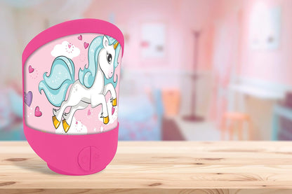 Lexibook NLJ20UNI Unicorn Night Children's Room, Soft Light, Battery Operated