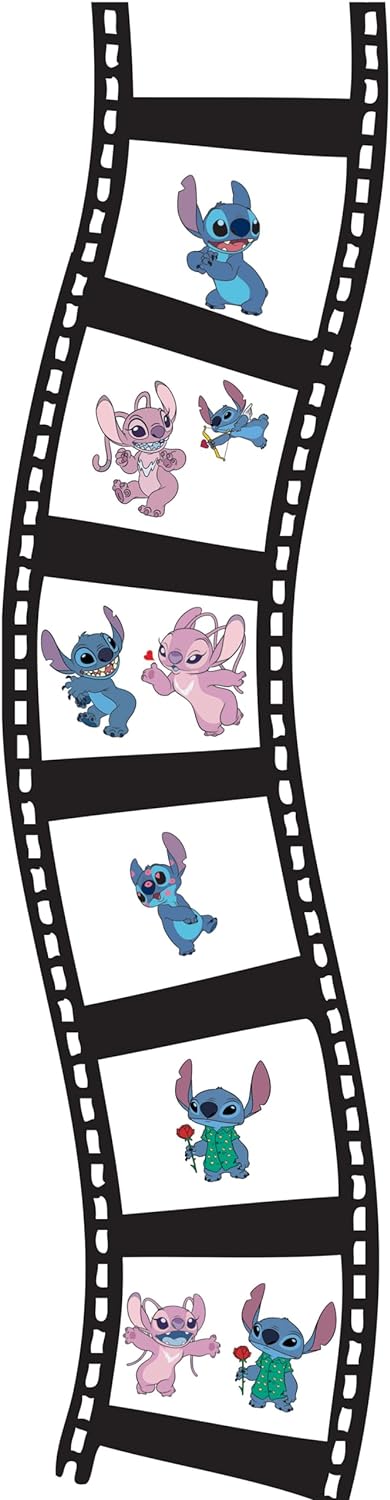 Lexibook LTC050D Disney Stitch, torch light and projector with 3 discs, 24 images, create your own stories, Blau