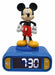 Lexibook, Disney, Mickey Nightlight alarm clock, Sounds and Melodies, LCD Backlit screen, Luminous, Snooze, Blue Disney Mickey
