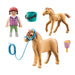 Playmobil 71498 Horses of Waterfall: Child with Pony and Foal, horse toy, fun imaginative role-play, playsets suitable for children ages 4+