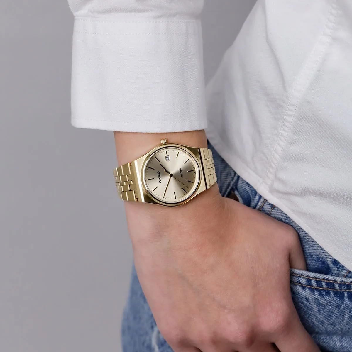 Casio - Women's Watch MTP-B145D-4AVEF - Watch - Steel - Silver - 35 mm Gold