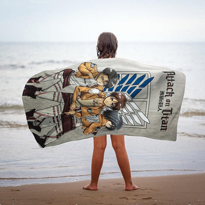 Attack on Titan Handtuch Group 70 x 140 cm