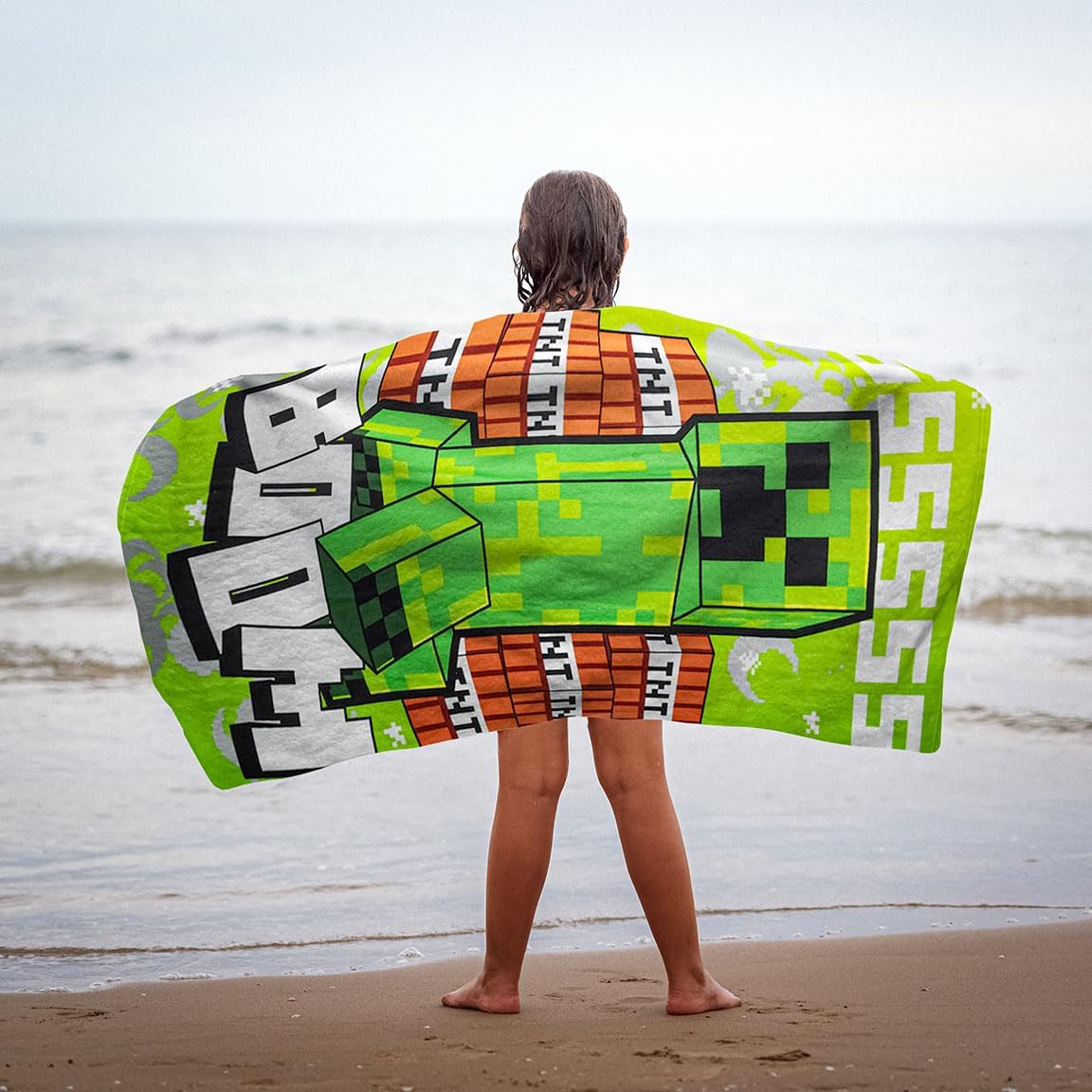 Minecraft Handtuch Creeper Boom 70 x 140 cm