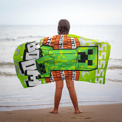Minecraft Handtuch Creeper Boom 70 x 140 cm
