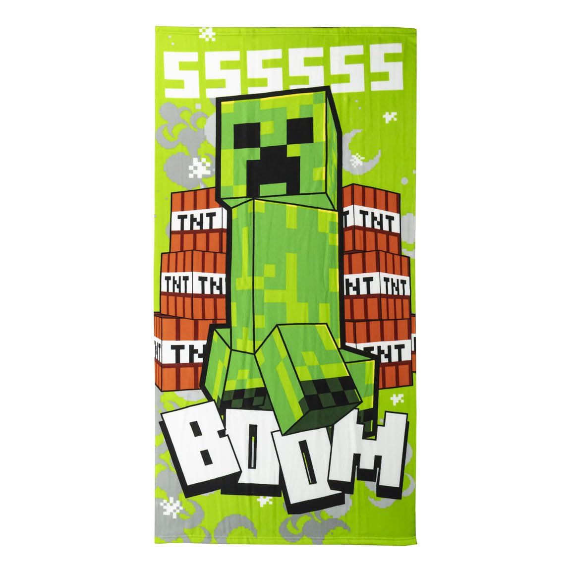 Minecraft Handtuch Creeper Boom 70 x 140 cm