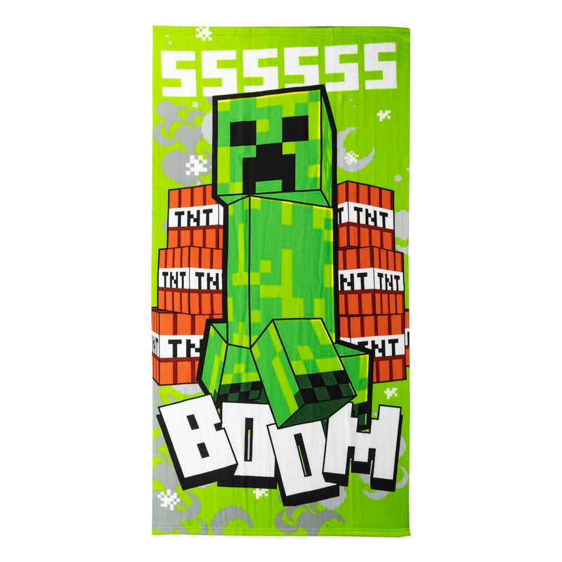 Minecraft Handtuch Creeper Boom 70 x 140 cm