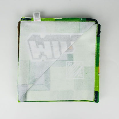 CERDÁ LIFE'S LITTLE MOMENTS Minecraft Kids Towel - Green - 70x140cm - Made with 100% Polyester 240 gsm - Small Towel - Minecraft Characters Print - Original Product Designed in Spain