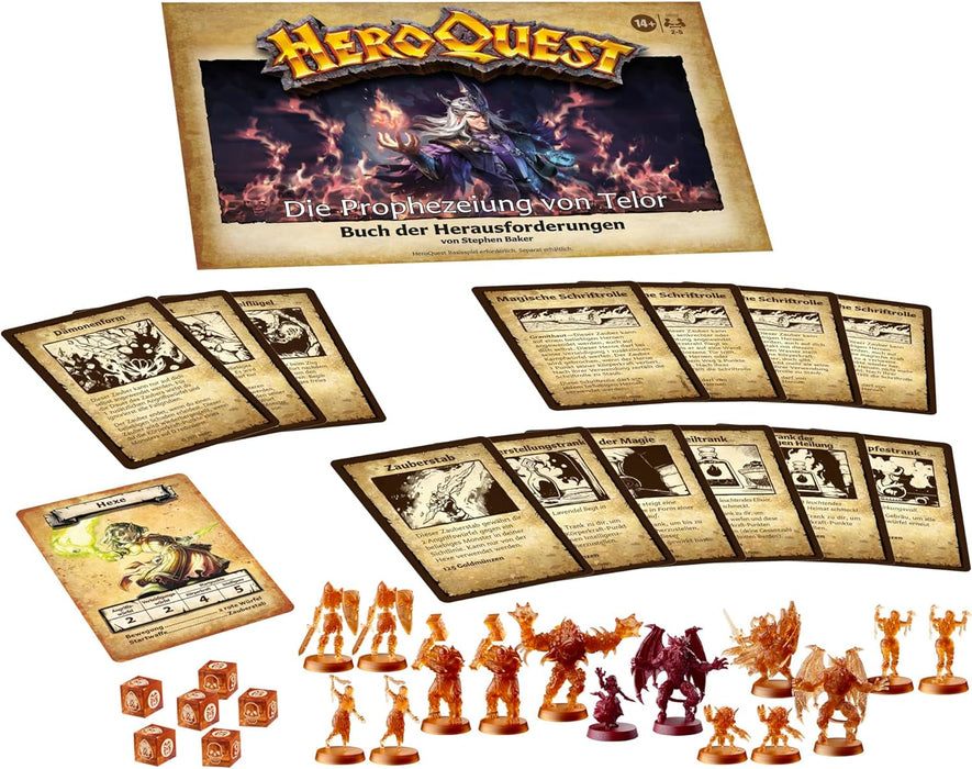 HeroQuest Die Prophezeiung von Telor Abenteuerpack, HeroQuest Basisspiel erforderlich, White