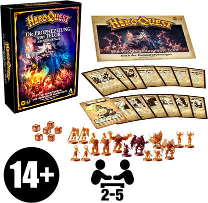 HeroQuest Die Prophezeiung von Telor Abenteuerpack, HeroQuest Basisspiel erforderlich, White