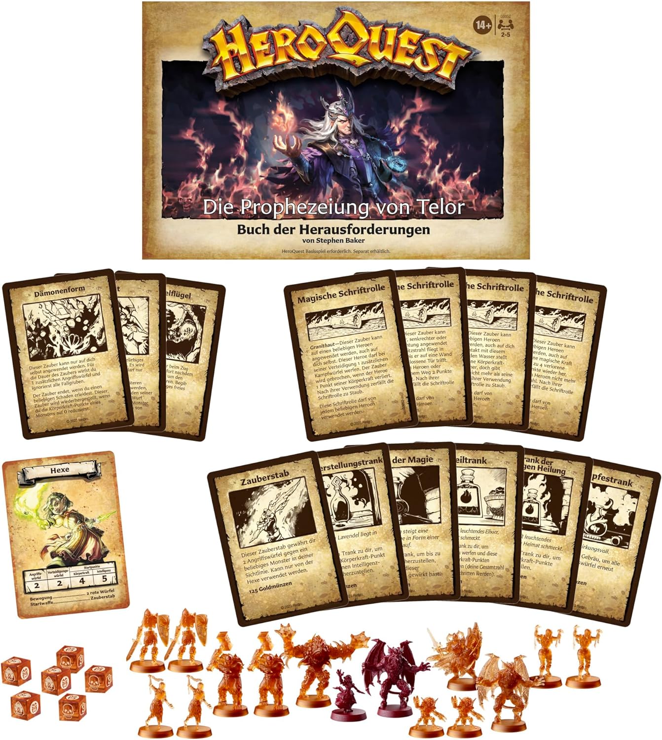 HeroQuest Die Prophezeiung von Telor Abenteuerpack, HeroQuest Basisspiel erforderlich, White