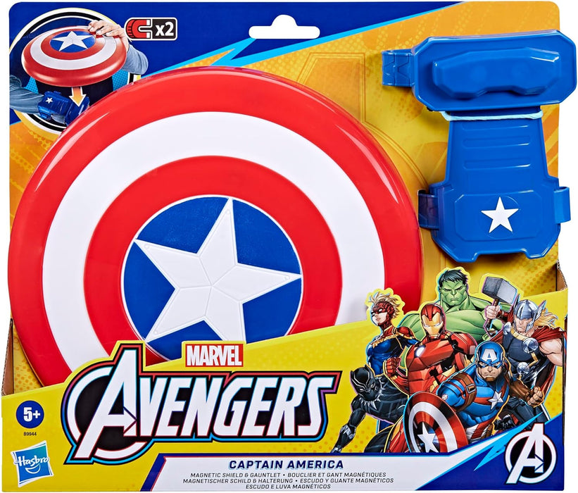 Marvel Avengers Captain America Magnetic Shield and Gauntlet Super Hero Costume Toys