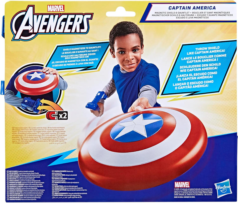 Marvel Avengers Captain America Magnetic Shield and Gauntlet Super Hero Costume Toys