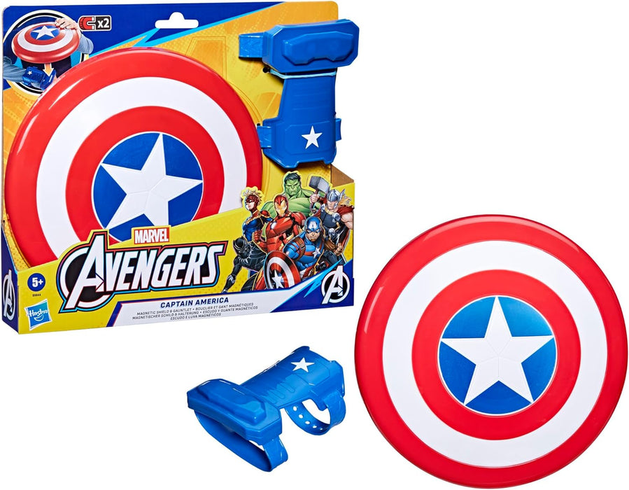Marvel Avengers Captain America Magnetic Shield and Gauntlet Super Hero Costume Toys