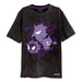 Officially Licenced Pokemon - Ghosts Unisex Black Acid Wash T-Shirt