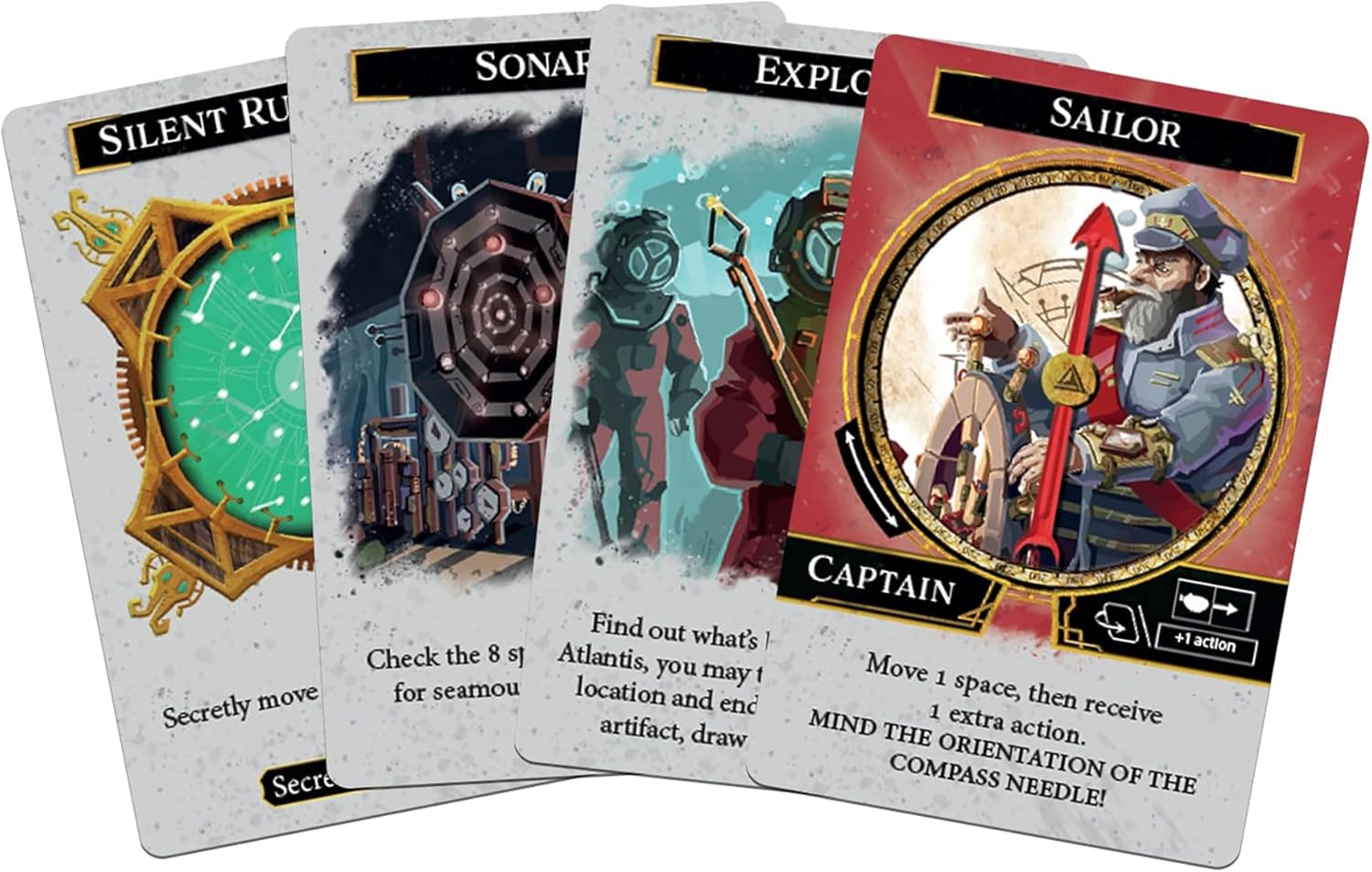 Synapses Games | Finding Atlantis | Strategy Card Game | Ages 14+ | 1-4 Players | 45 Minutes Playing Time