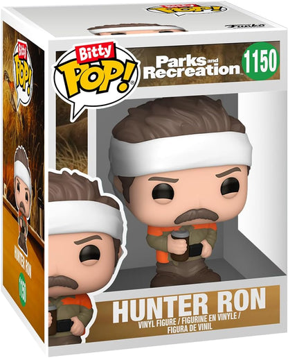 Funko Bitty Pop!: Parks and Recreation Mini Collectible Toys 4-Pack - Leslie The Riveter, Hunter Ron, Janet Snakehole, & Mystery Chase Figure (Styles May Vary