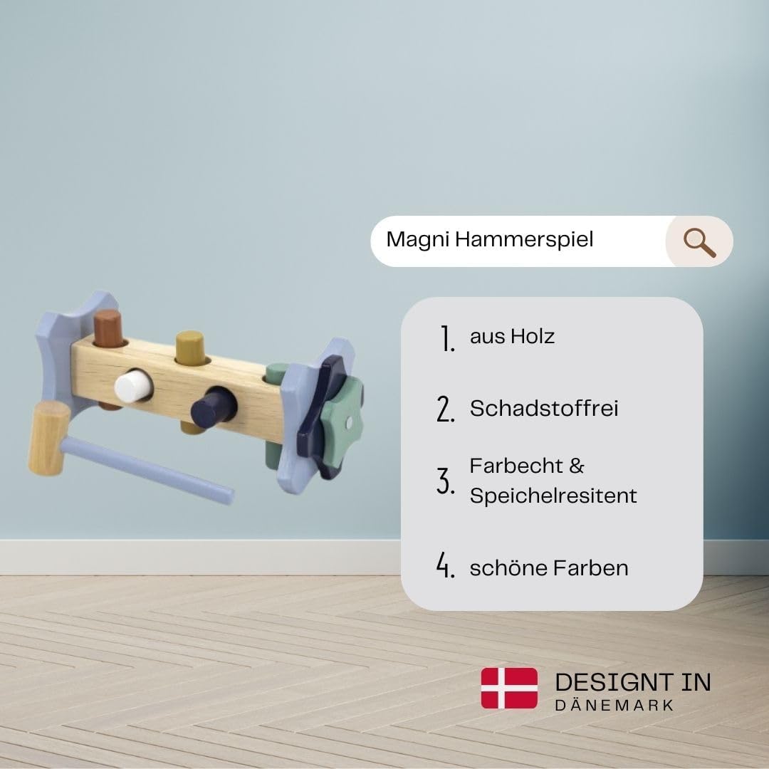 Magni Hammer Bench with Rotation Function, Multicolor