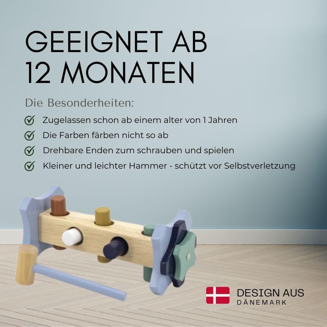 Magni Hammer Bench with Rotation Function, Multicolor