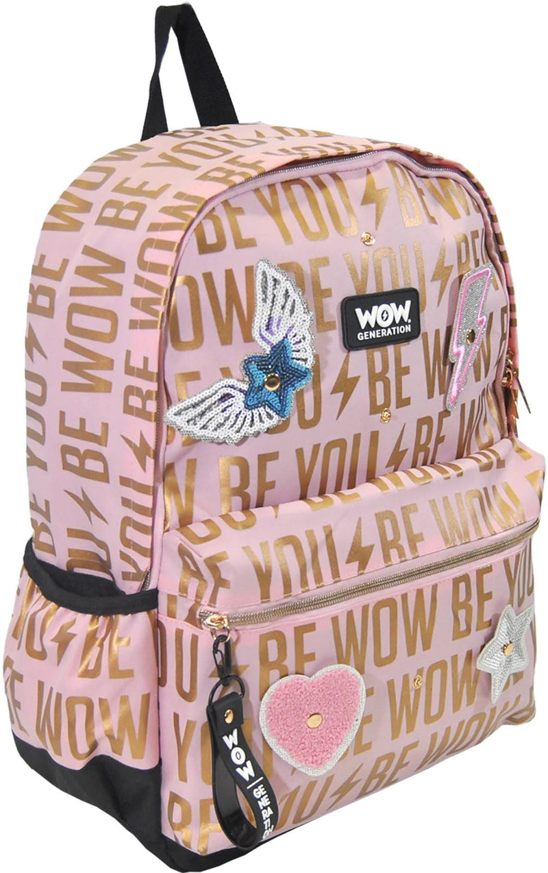 WOW GENERATION Girls' Wow00065 Backpack, Pink, One Size