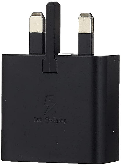 Samsung Galaxy Official 15W Adaptive Fast Charger (with USB-C to C Data Cable), Black