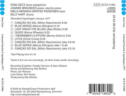 Unissued Session Copenhagen 1975