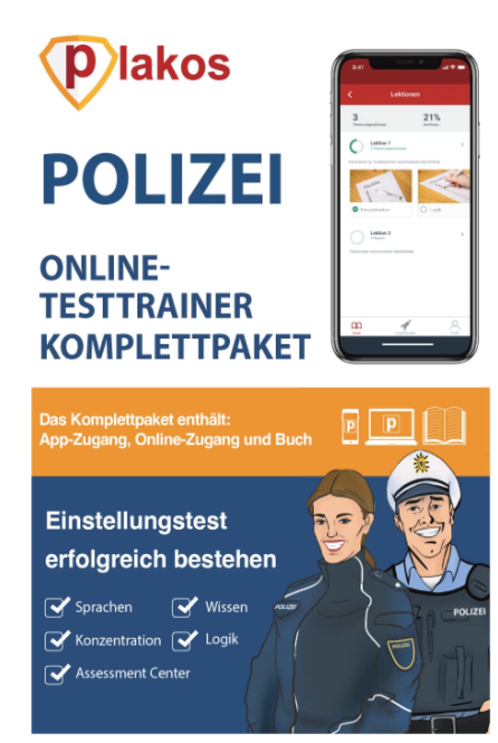 Einstellungstest Polizei: 1.200 Eignungstest-Aufgaben mit Lösungen | Auswahlverfahren mittlerer und gehobener Dienst | Bewerbung, Sporttest, ... Allgemeinwissen, Konzentration