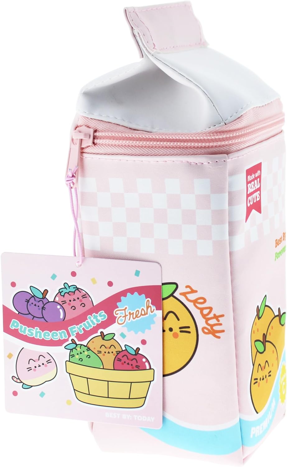 Blueprint Collections Pusheen Federmäppchen, Kawaii-Schreibwaren, niedliches Schreibwaren, Kawaii-Federmäppchen, Schulbedarf, Federmäppchen, Pusheen-Geschenke, Pusheen-Schreibwaren, mehrfarbig