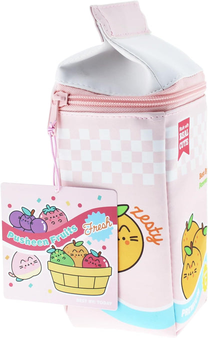 Blueprint Collections Pusheen Federmäppchen, Kawaii-Schreibwaren, niedliches Schreibwaren, Kawaii-Federmäppchen, Schulbedarf, Federmäppchen, Pusheen-Geschenke, Pusheen-Schreibwaren, mehrfarbig