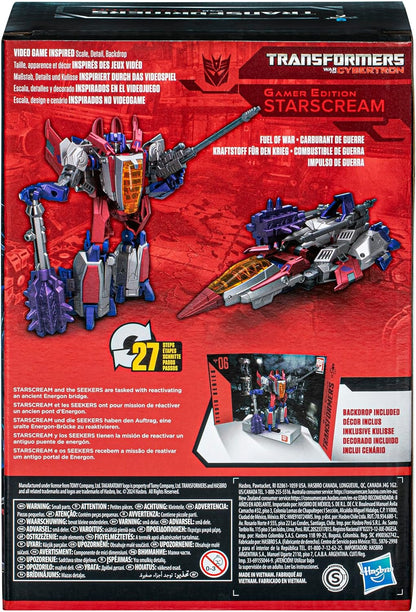 Transformers Studio Series Voyager War for Cybertron 06 Gamer Edition Starscream Action Figure