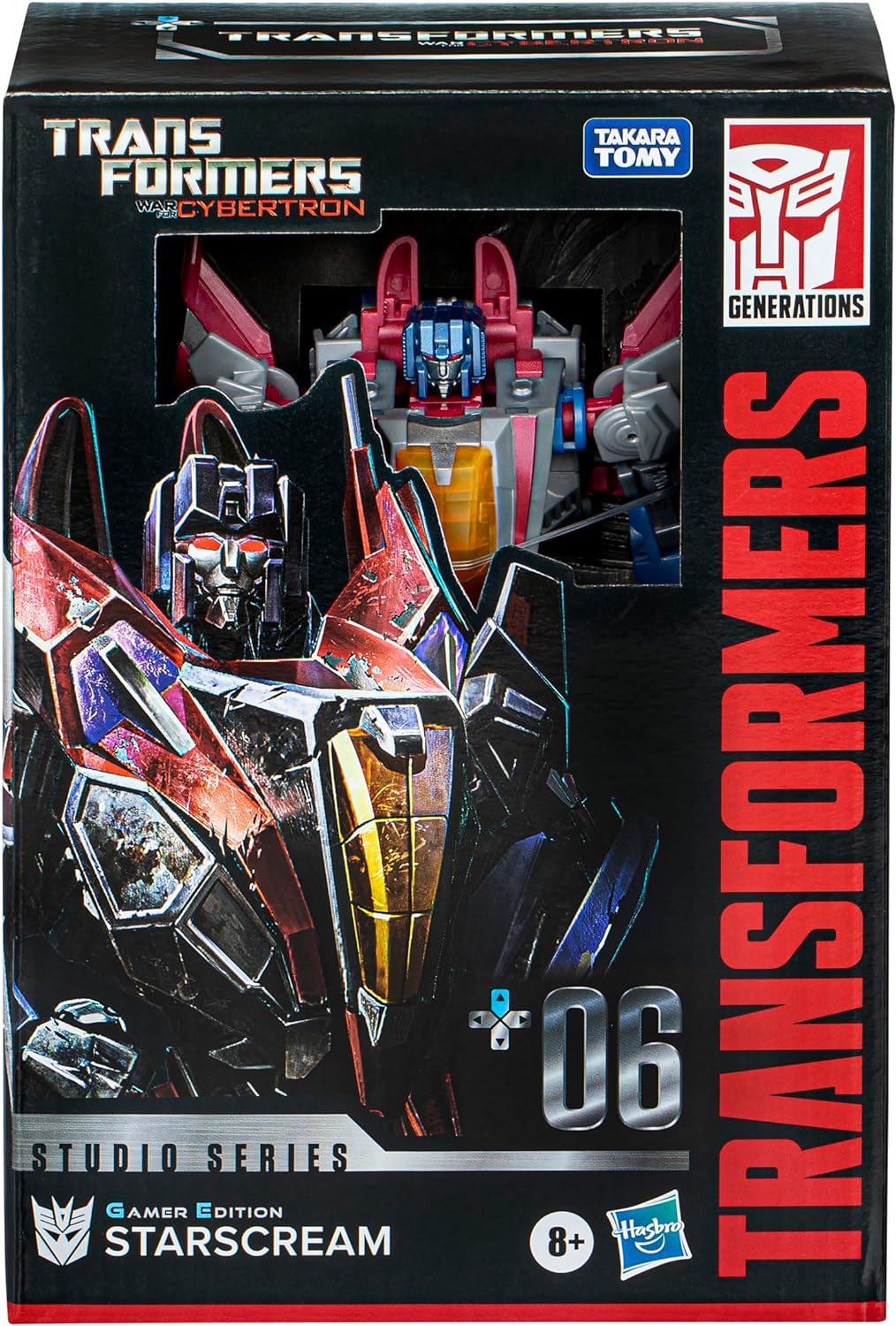 Transformers Studio Series Voyager War for Cybertron 06 Gamer Edition Starscream Action Figure
