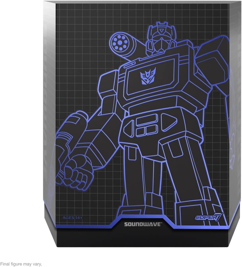 SUPER7 Transformers 18cm Soundwave G1 Ultimates Figure