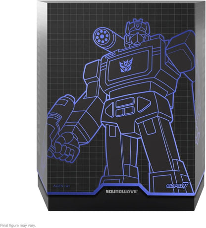 SUPER7 Transformers 18cm Soundwave G1 Ultimates Figure