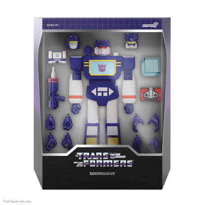 SUPER7 Transformers 18cm Soundwave G1 Ultimates Figure