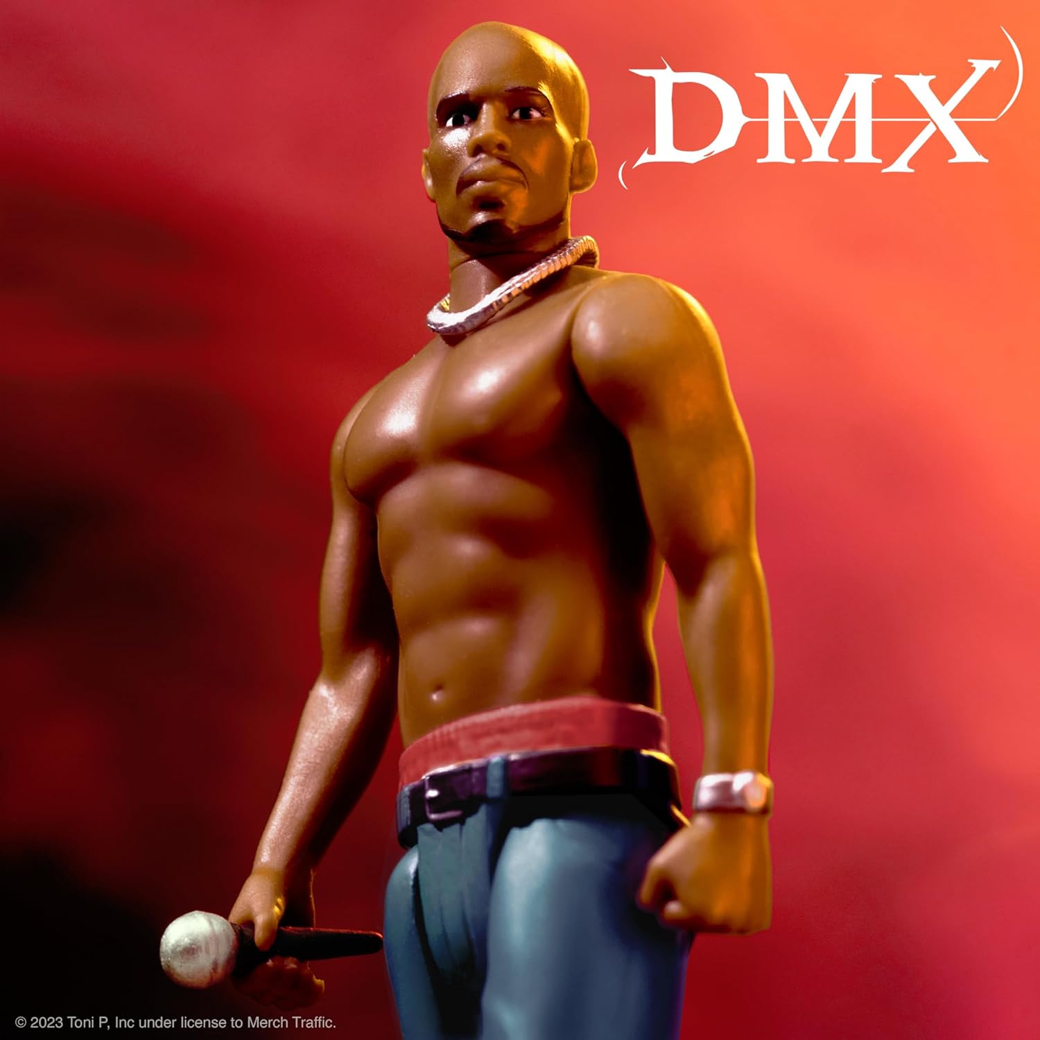 Super7 DMX Reaction Figures Wave 01 - DMX (It's Dark and Hell is Hot) Action Figure, 3.75 inch Scale, RE-DMXRW01-DRK-01 Modern