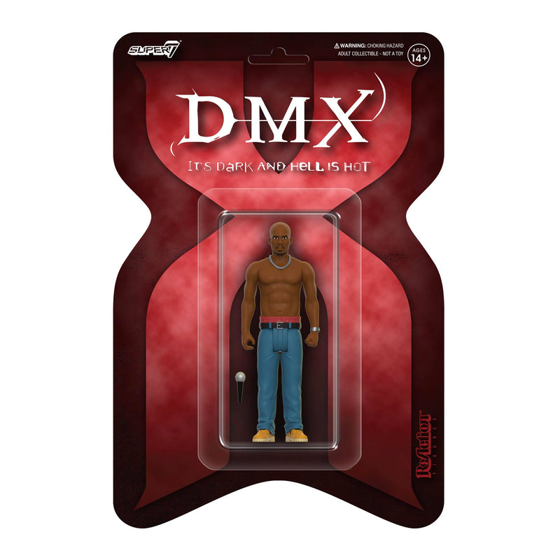 Super7 DMX Reaction Figures Wave 01 - DMX (It's Dark and Hell is Hot) Action Figure, 3.75 inch Scale, RE-DMXRW01-DRK-01 Modern