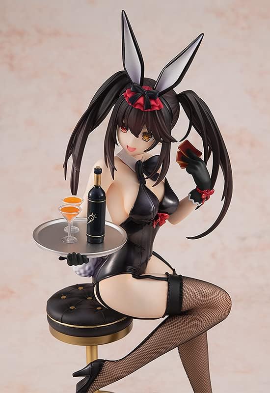 Kadokawa Date A Live Light Novel: Kurumi Tokisaki (Black Bunny Ver.) 1:7 Scale PVC Figure