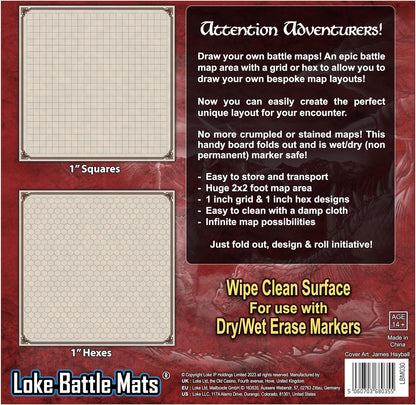 Grid & Hex: Battle Map Board