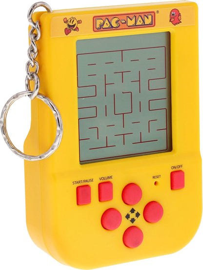 PAC-MAN Key chain Game. Mini Arcade Game LCD Screen Directional Controls & 4 Game Modes Original PAC-MAN Gameplay & Sounds. Officially Licensed PAC MAN Game Merchandise. Retro Gaming Handheld Games.