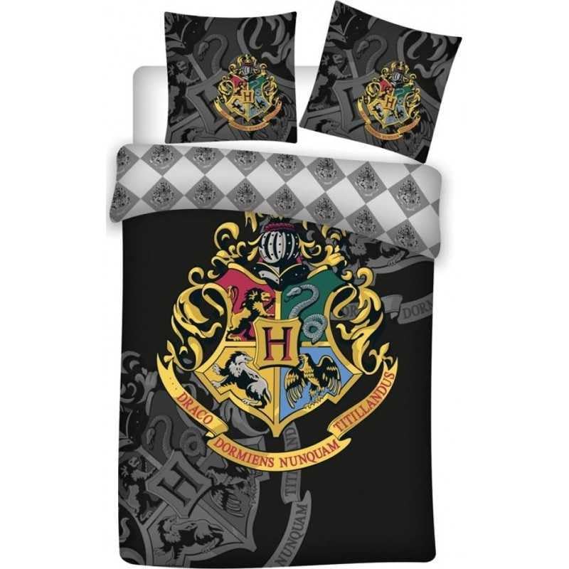 Bettwäsche Harry Potter – 1 Bettbezug 140 x 200 cm + 1 Kissenbezug 63 x 63 cm (Bettwäsche Harry Potter – B)