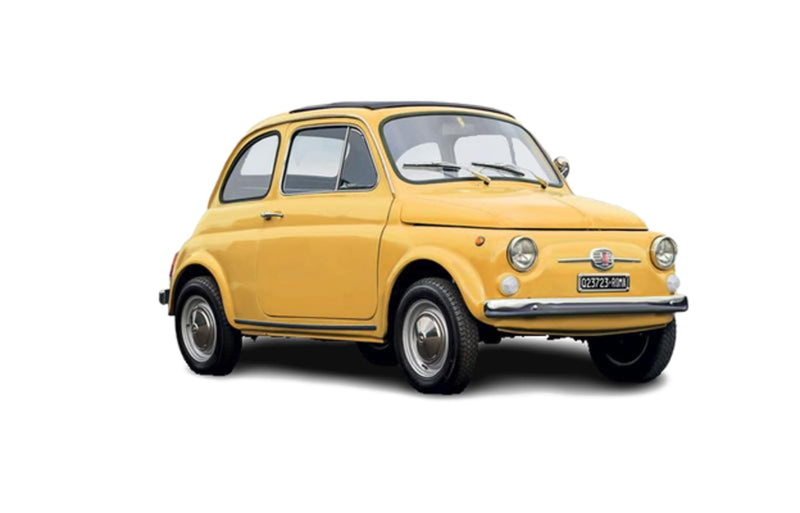 Italeri 4715 1:12 Fiat 500 F Upgraded Edition Model Building Kit, Standing Model Building, Crafts, Hobby, Gluing, Plastic Kit, Detailed Unpainted