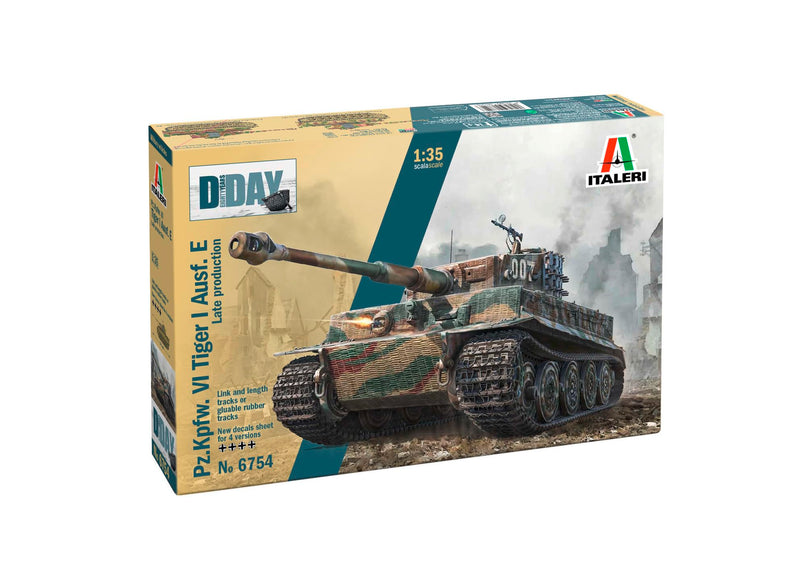 Italeri 6754 1:35 Pz.Kpfw. VI Tiger I AUSF. E sp Prod – Maquette de construction, modélisme, bricolage, loisirs, collage, kit de construction en plastique, fidèle aux détails, kit de char, militaire