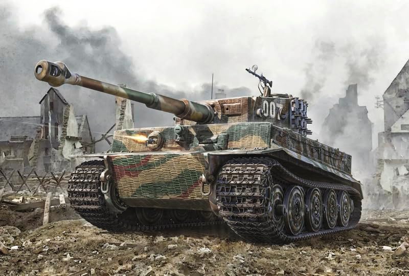 Italeri 6754 1:35 Pz.Kpfw. VI Tiger I AUSF. E sp Prod – Maquette de construction, modélisme, bricolage, loisirs, collage, kit de construction en plastique, fidèle aux détails, kit de char, militaire